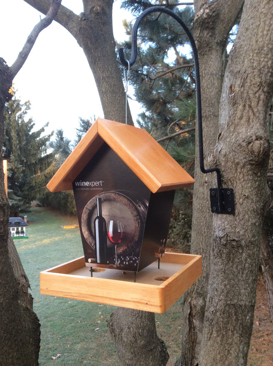 Personalized Wine Lovers Bird Feeder