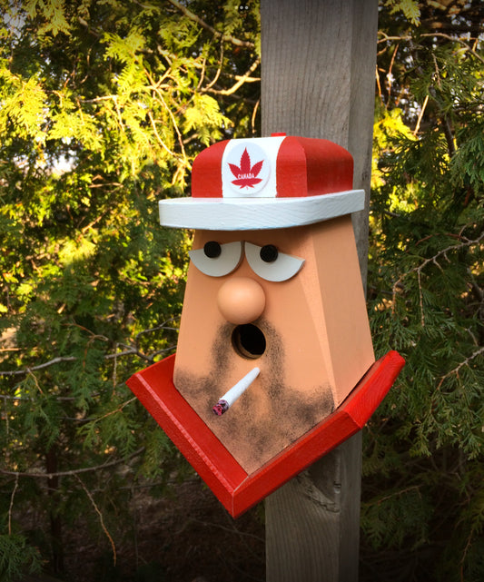 Canadian Weed Man Birdhouse
