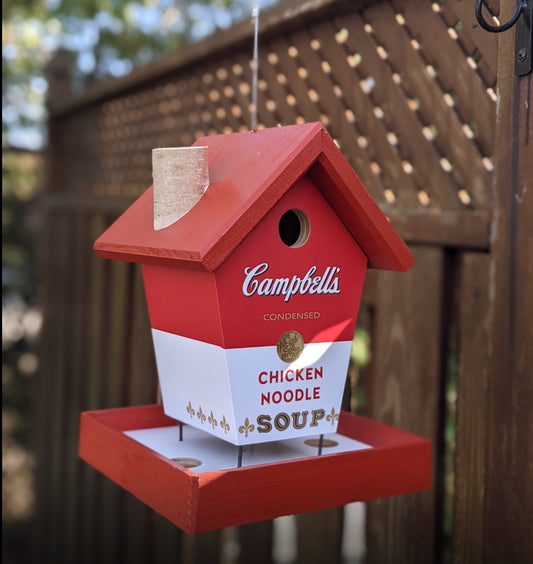 Campbell’s soup Bird Feeder