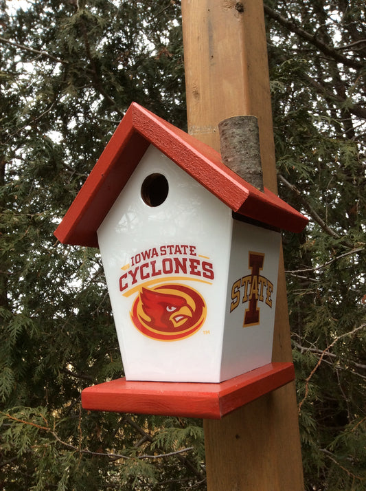 Iowa State Cyclone Birdhouse