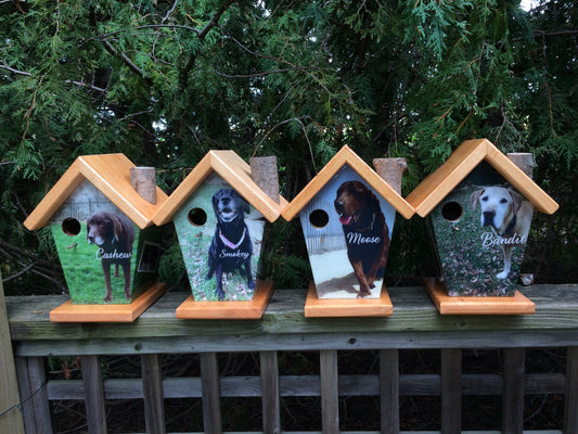 Personalized Pet Dog Birdhouse