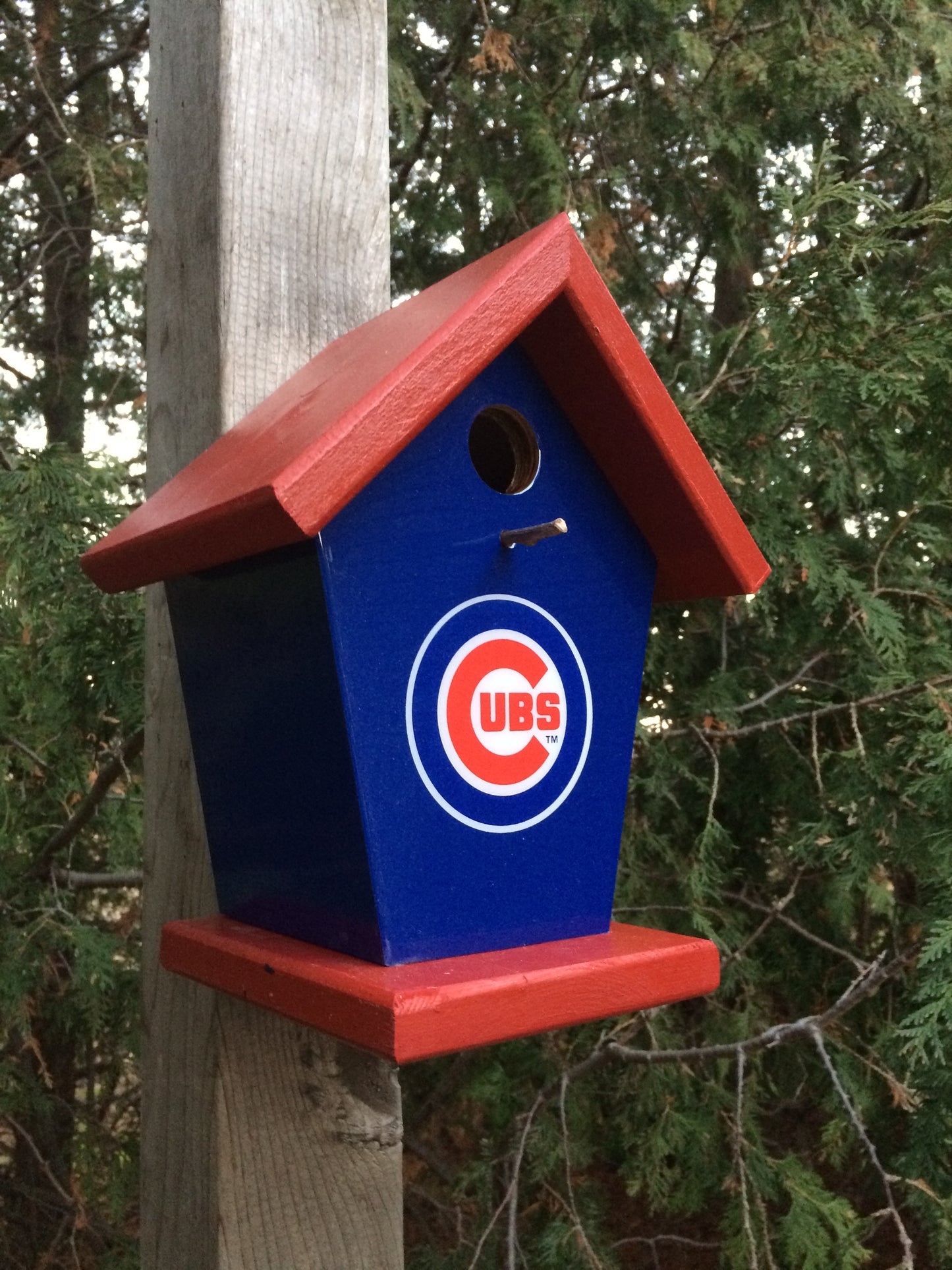Chicago Cubs Birdhouse