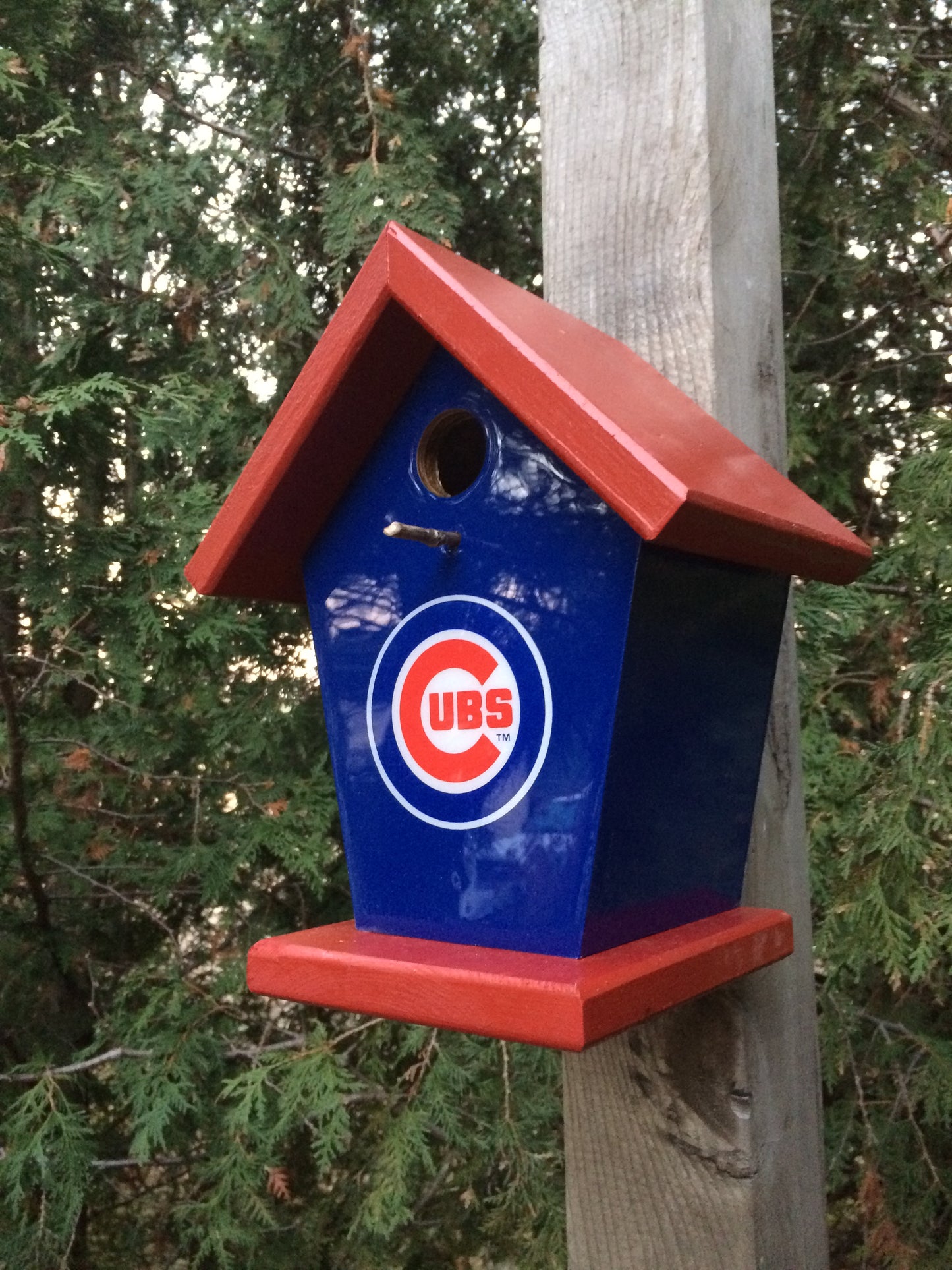 Chicago Cubs Birdhouse