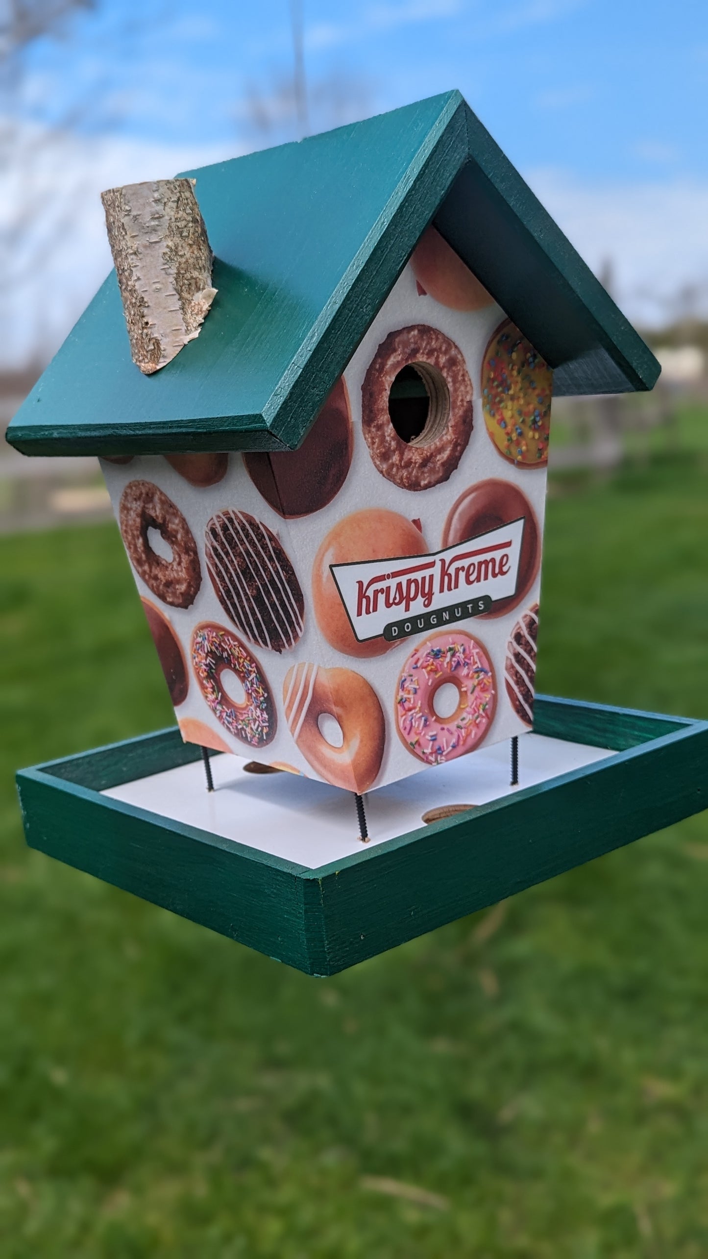 Krispy Kreme Bird Feeder