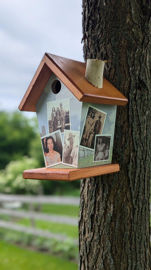 Personalized Photo Birdhouse