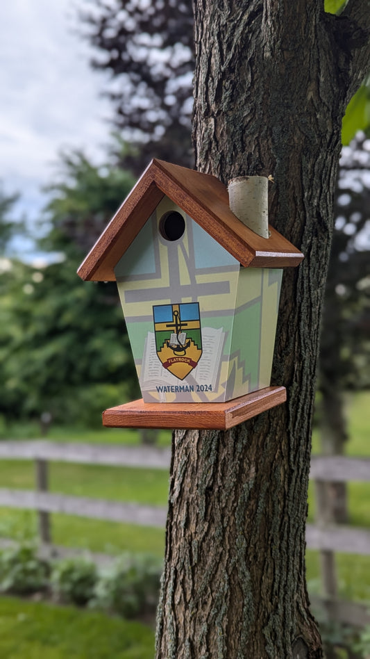 Personalized Family Crest Birdhouse