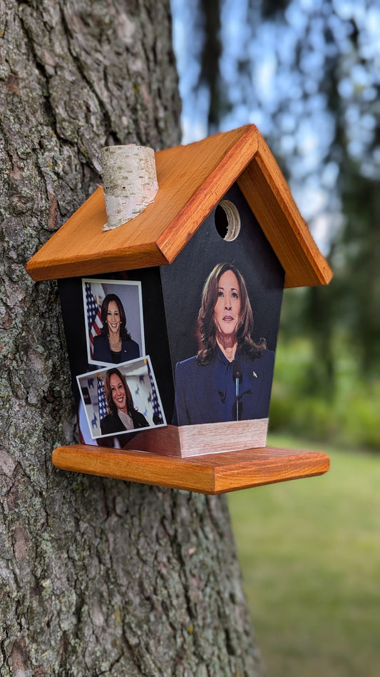 Kamala Harris Birdhouse