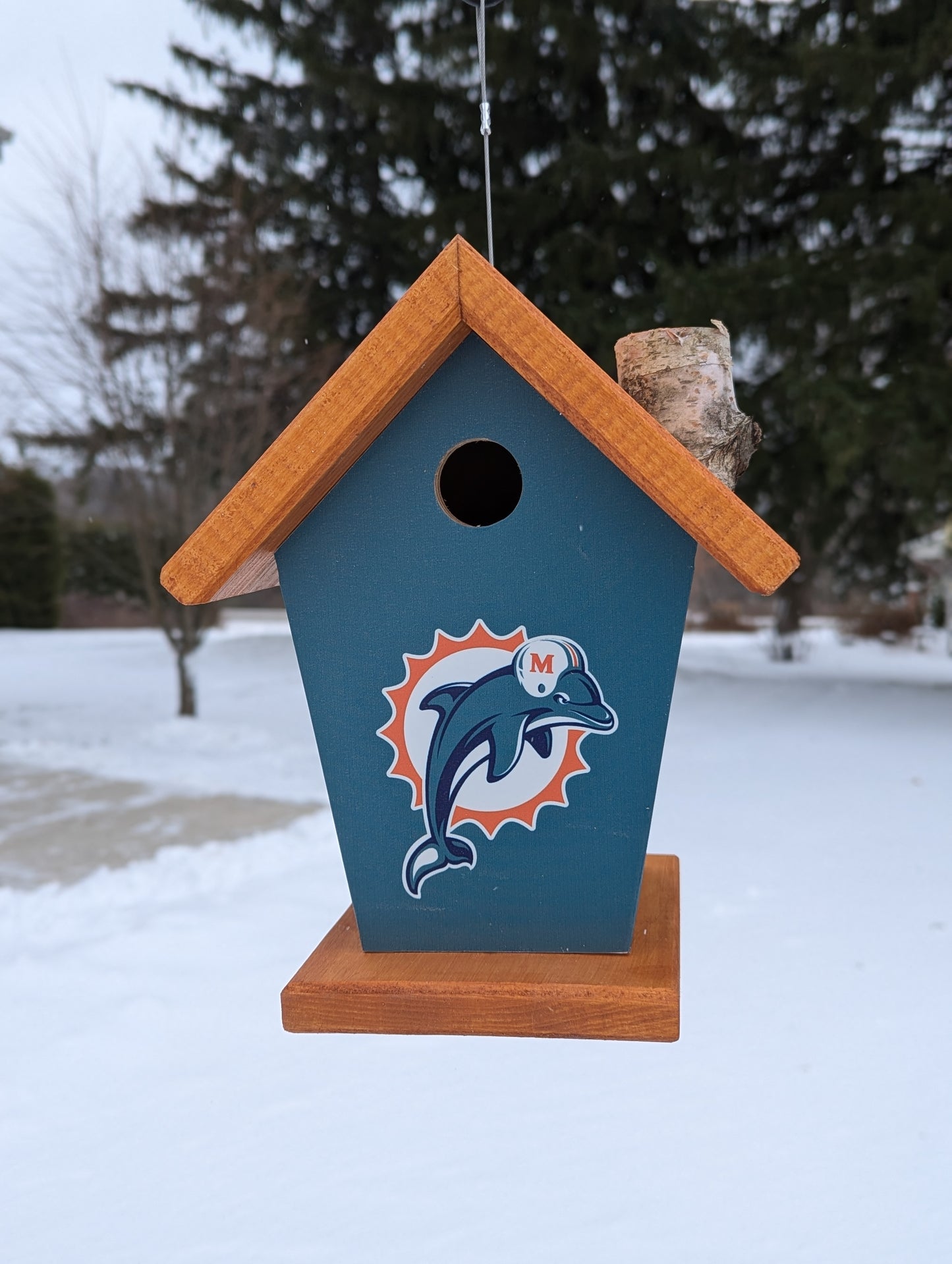 Miami Dolphins Birdhouse