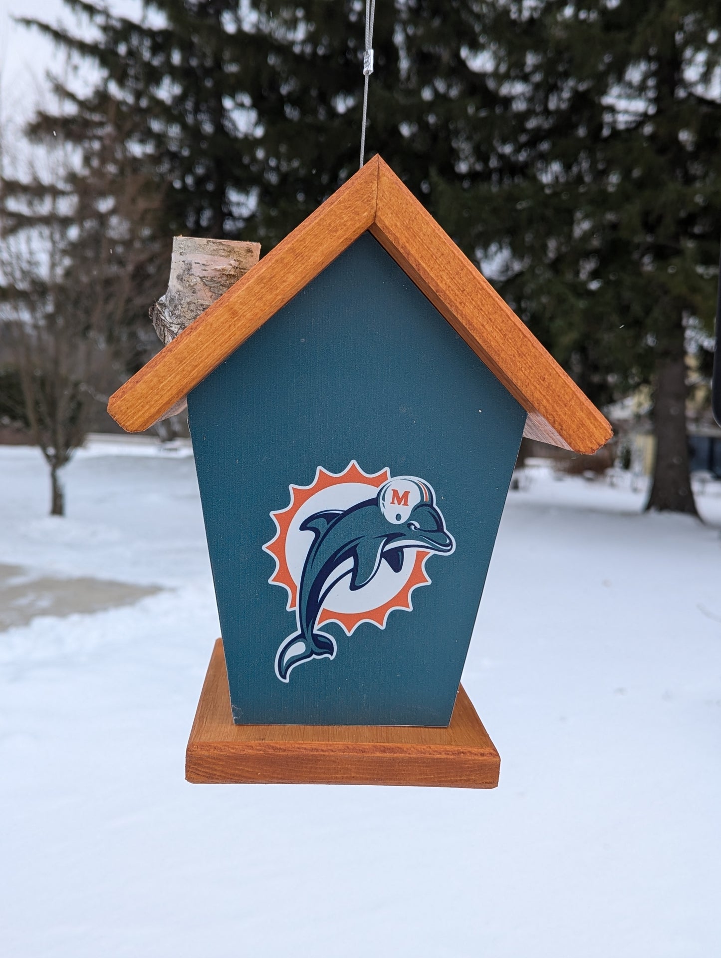 Miami Dolphins Birdhouse