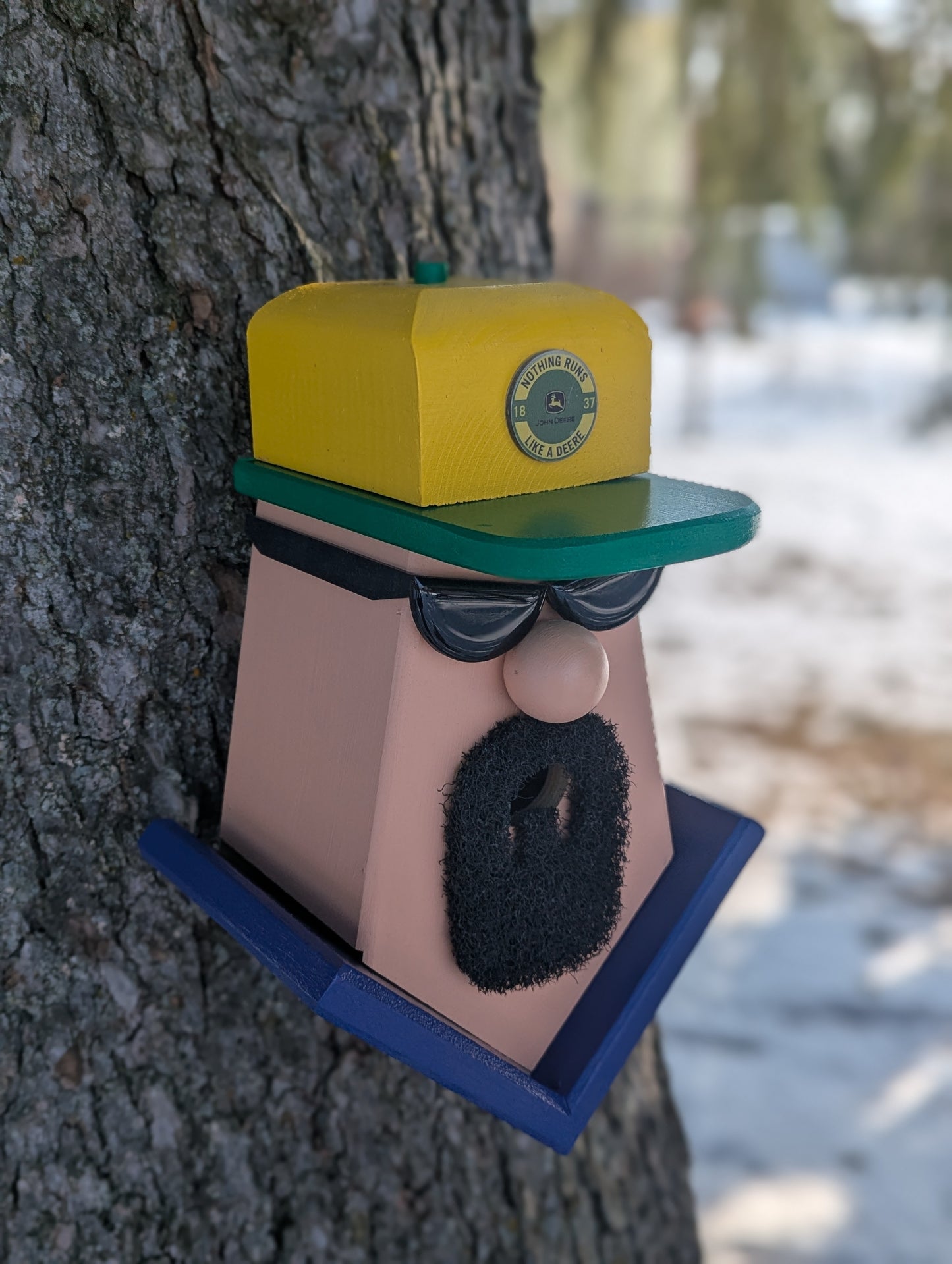Guy with goatee and  sun glasses Birdhouse