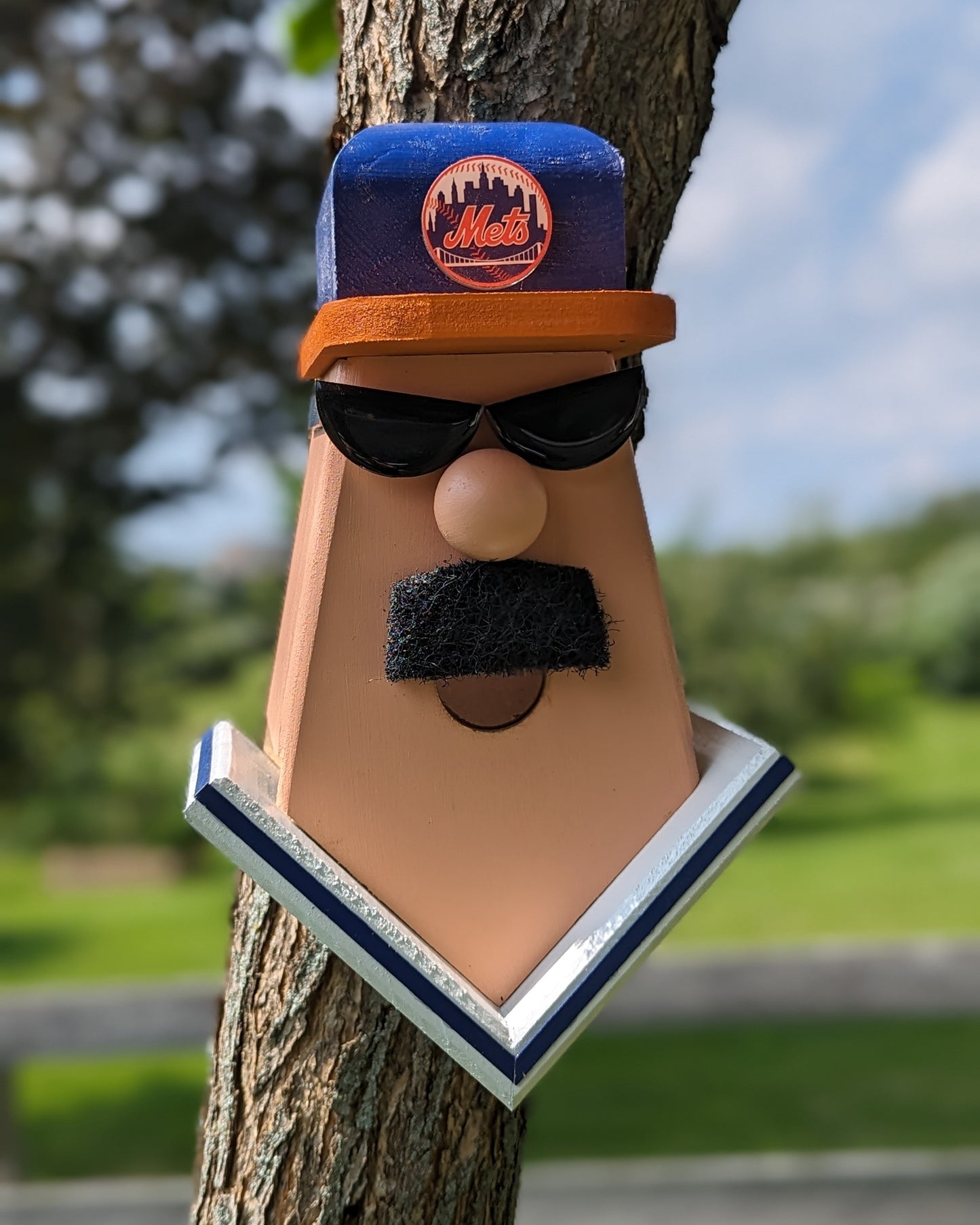 New York Mets birdhouse