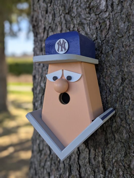 New York Yankees Upside Down Birdhouse