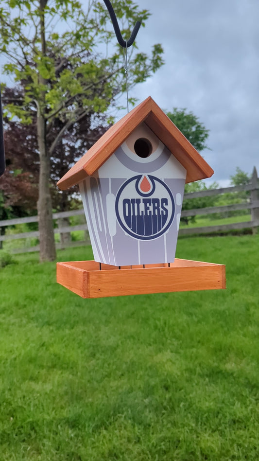 Edmonton Oilers Bird Feeder Sports