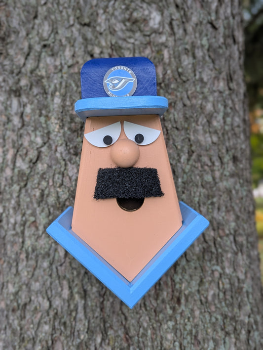 Blue Jays player birdhouse