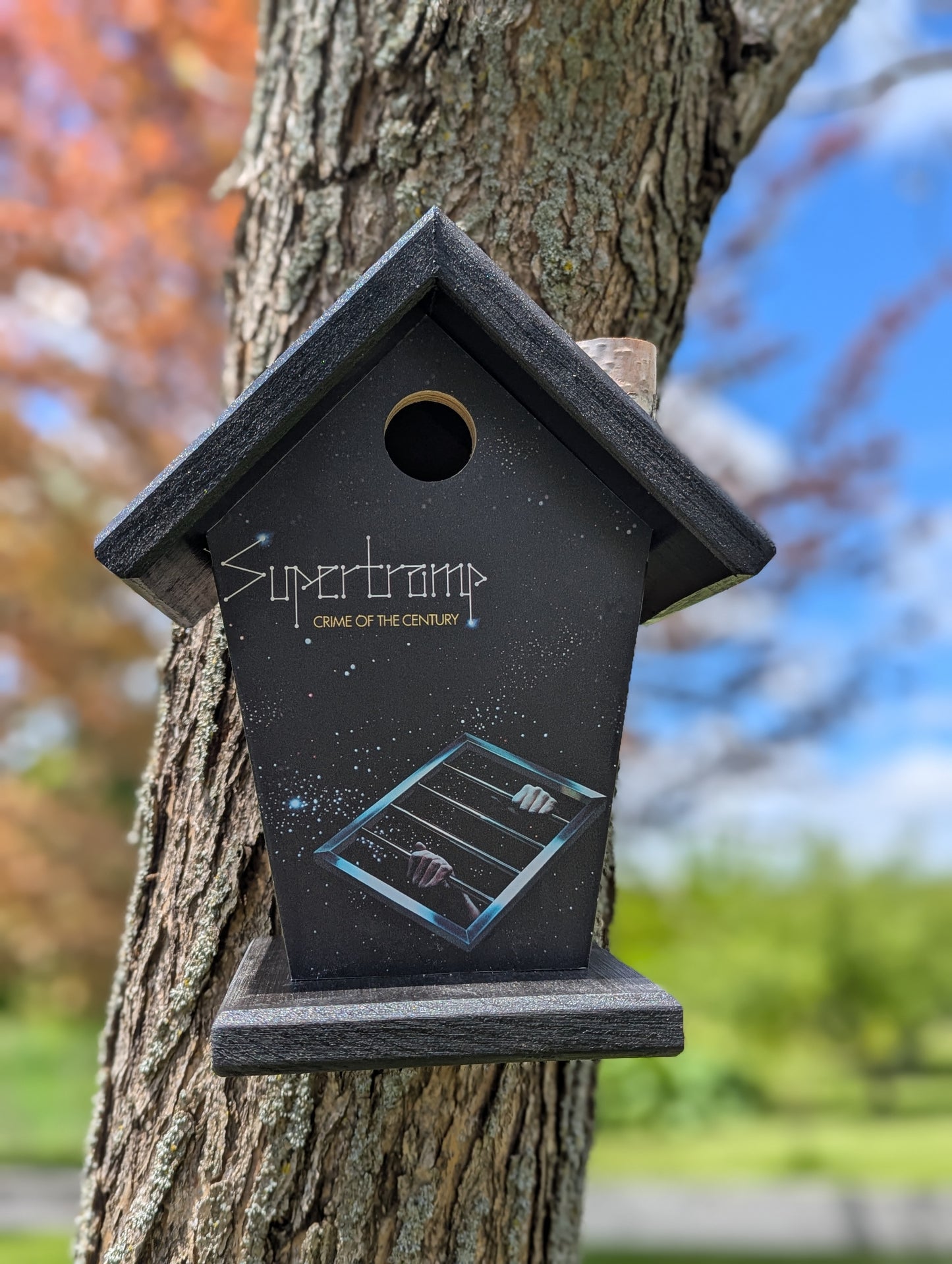 Supertramp crime of the century birdhouse