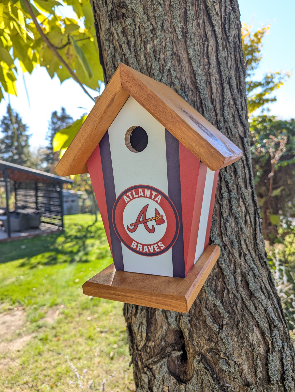 Atlanta Braves Birdhouse