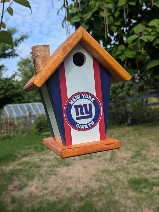 New York Giants four-sided birdhouse