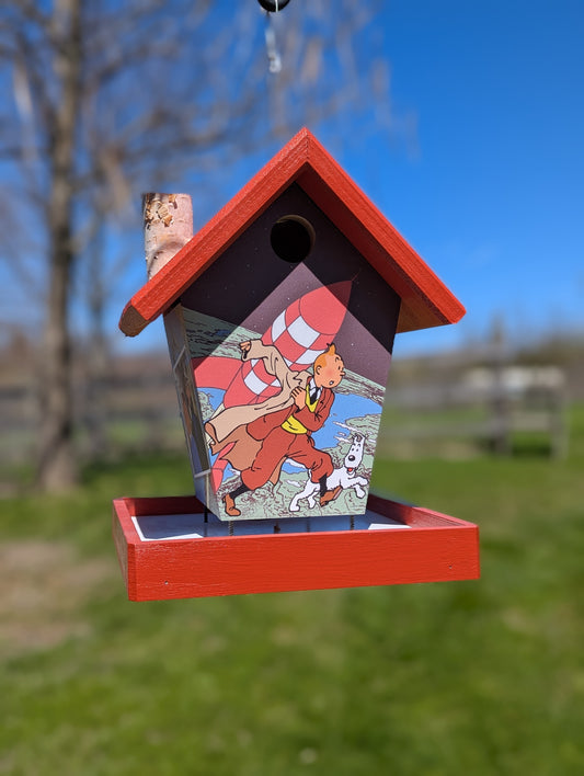 Tintin Personalized Bird Feeder