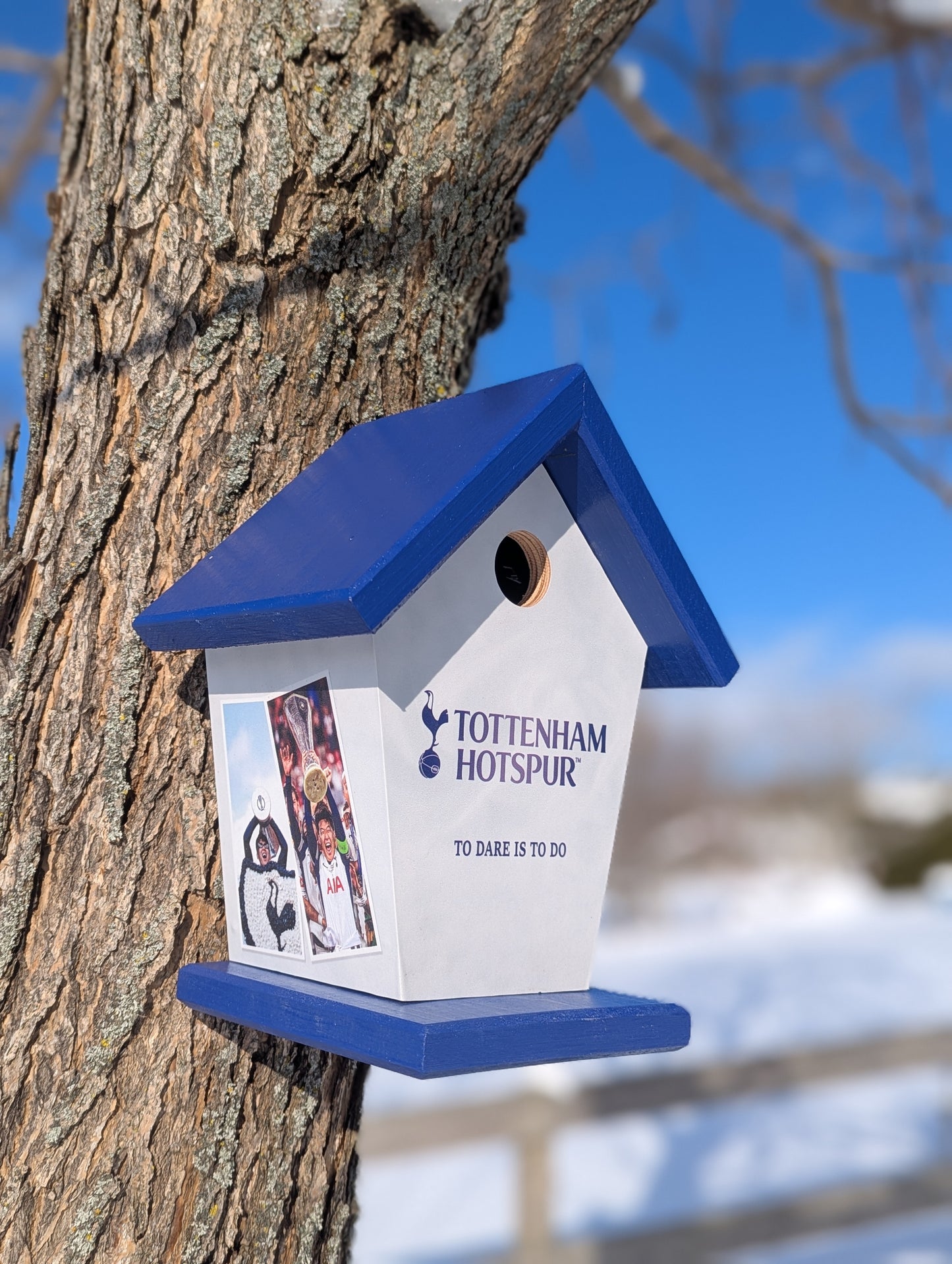 Tottenham Hotspurs personalized birdhouse