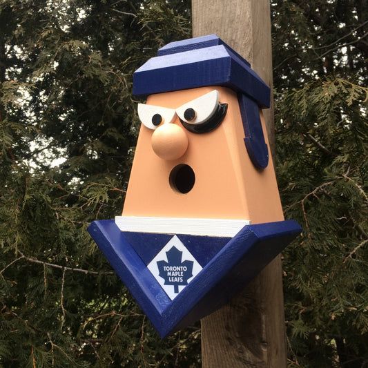 Hockey Player Birdhouse "Toronto Maple Leaf"