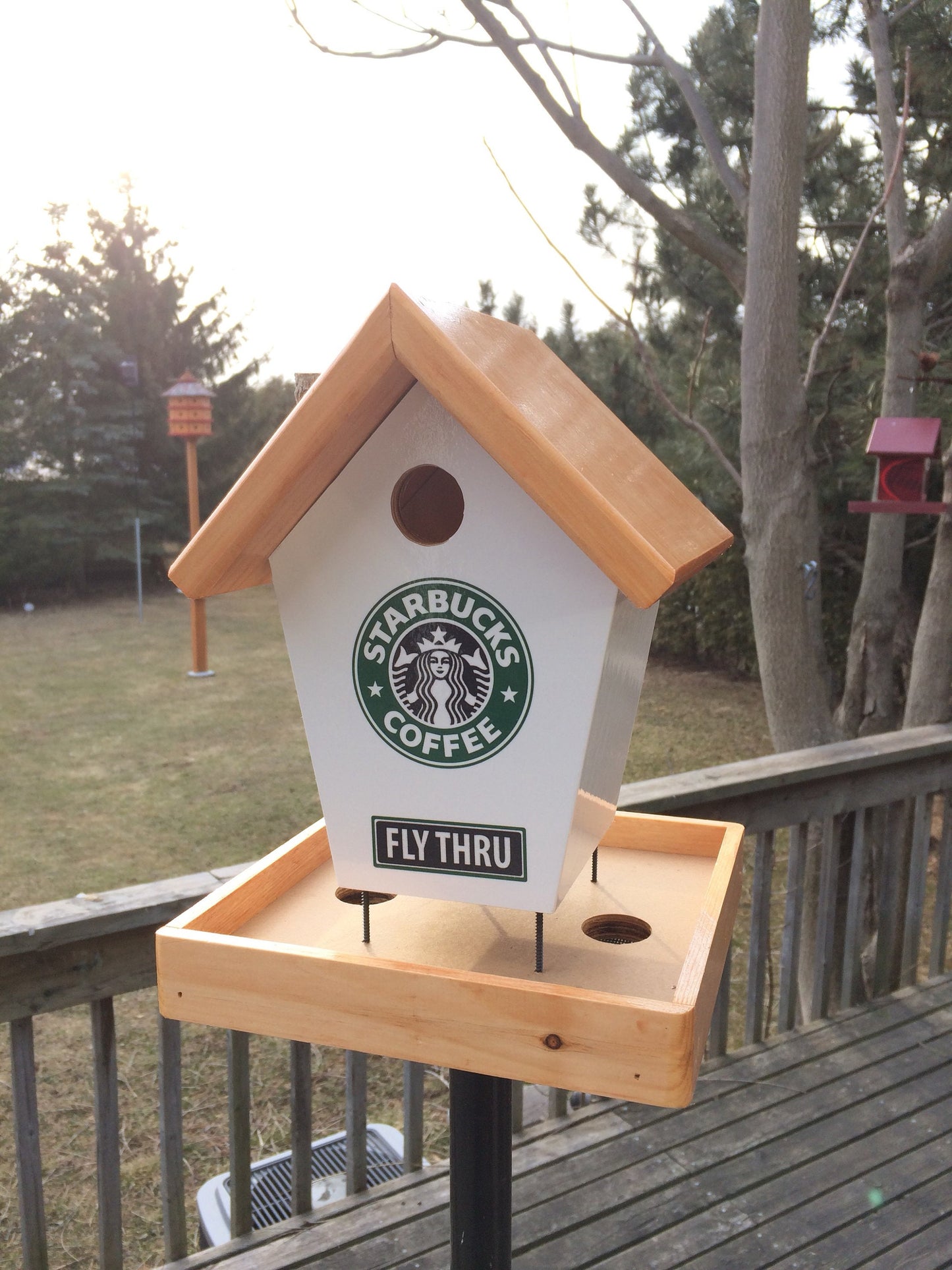 Coffee Lovers Bird Feeder/Birdhouse