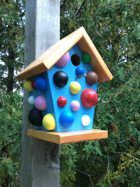 Polka Dot Birdhouse