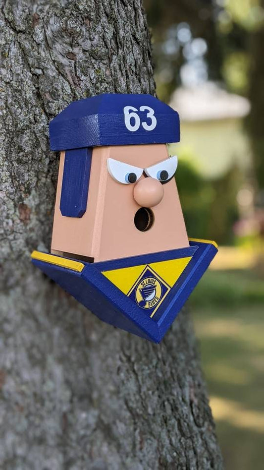 Personalized Football Player Birdhouse