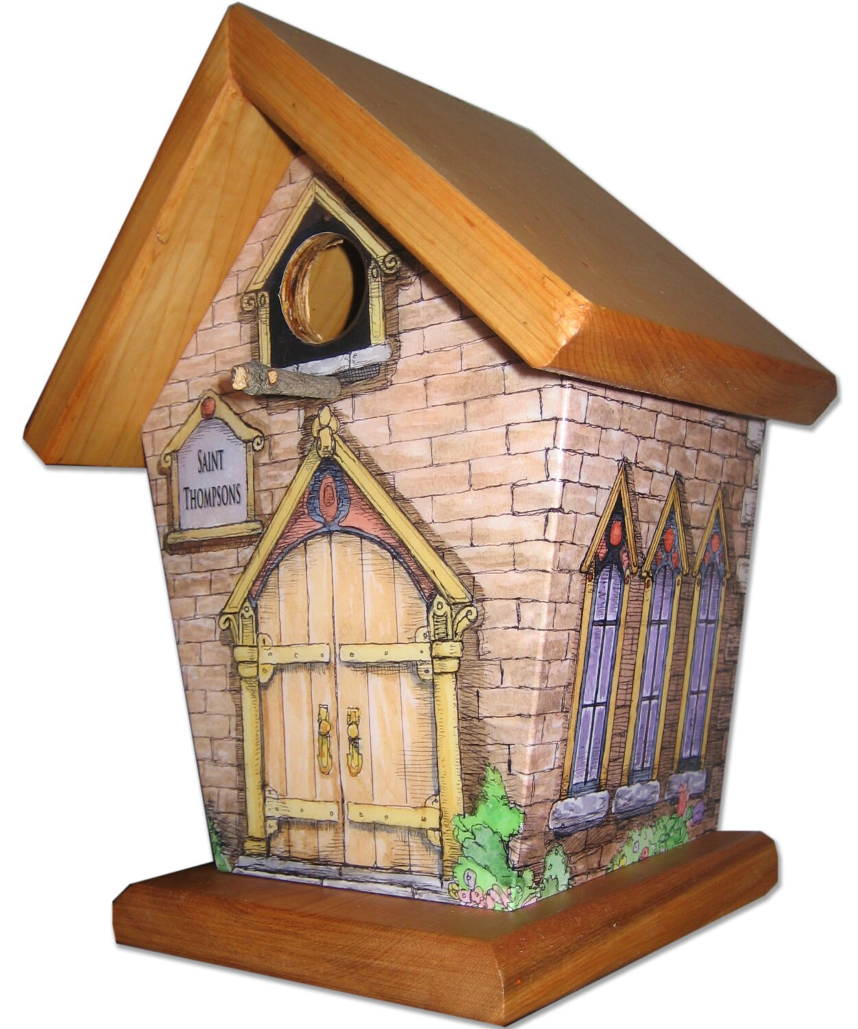 Personalized Church Birdhouse
