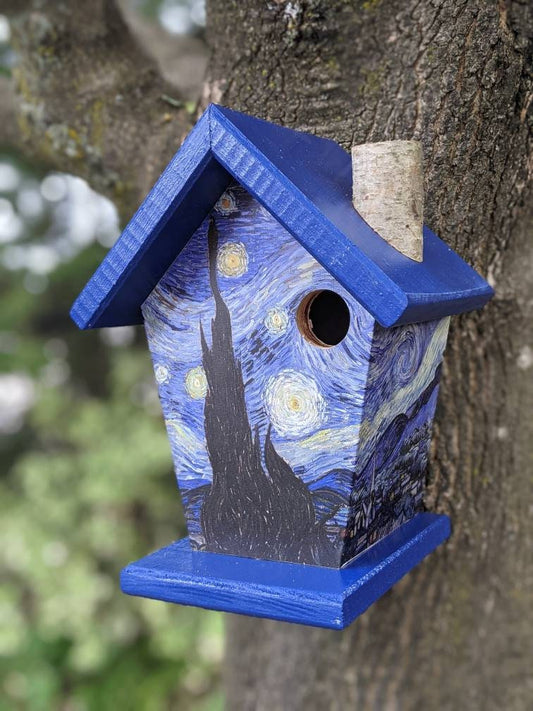 Starry Night Vincent Van Gogh Birdhouse