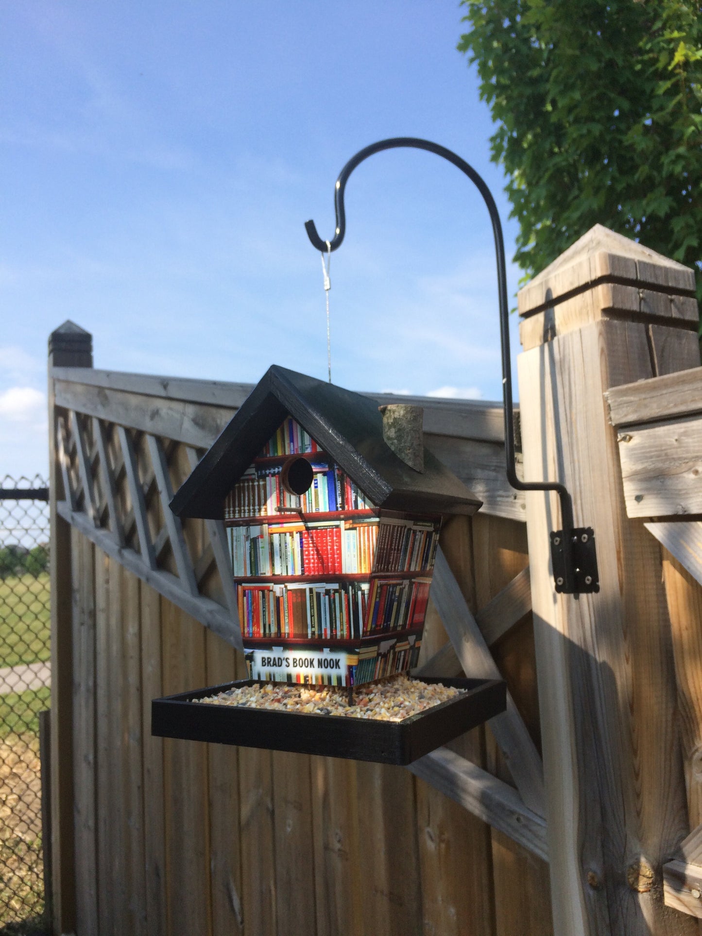 Book Crazy! Personalized Bird Feeder/Birdhouse