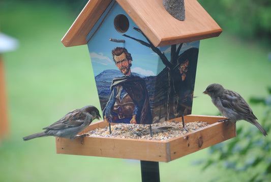 Clint Eastwood Bird Feeder