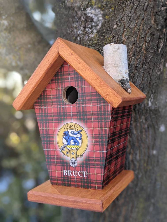 Bruce Crest & Tartan Birdhouse