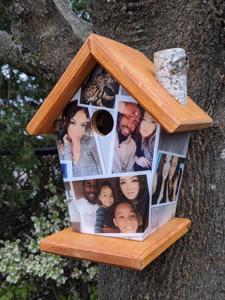 Personalized (Collage 8-10 Pictures) Birdhouse