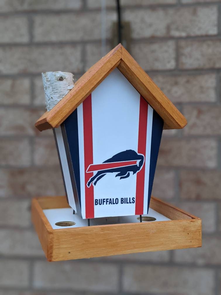 Buffalo Bills Bird (Stained Roof) Birdhouse/Feeder