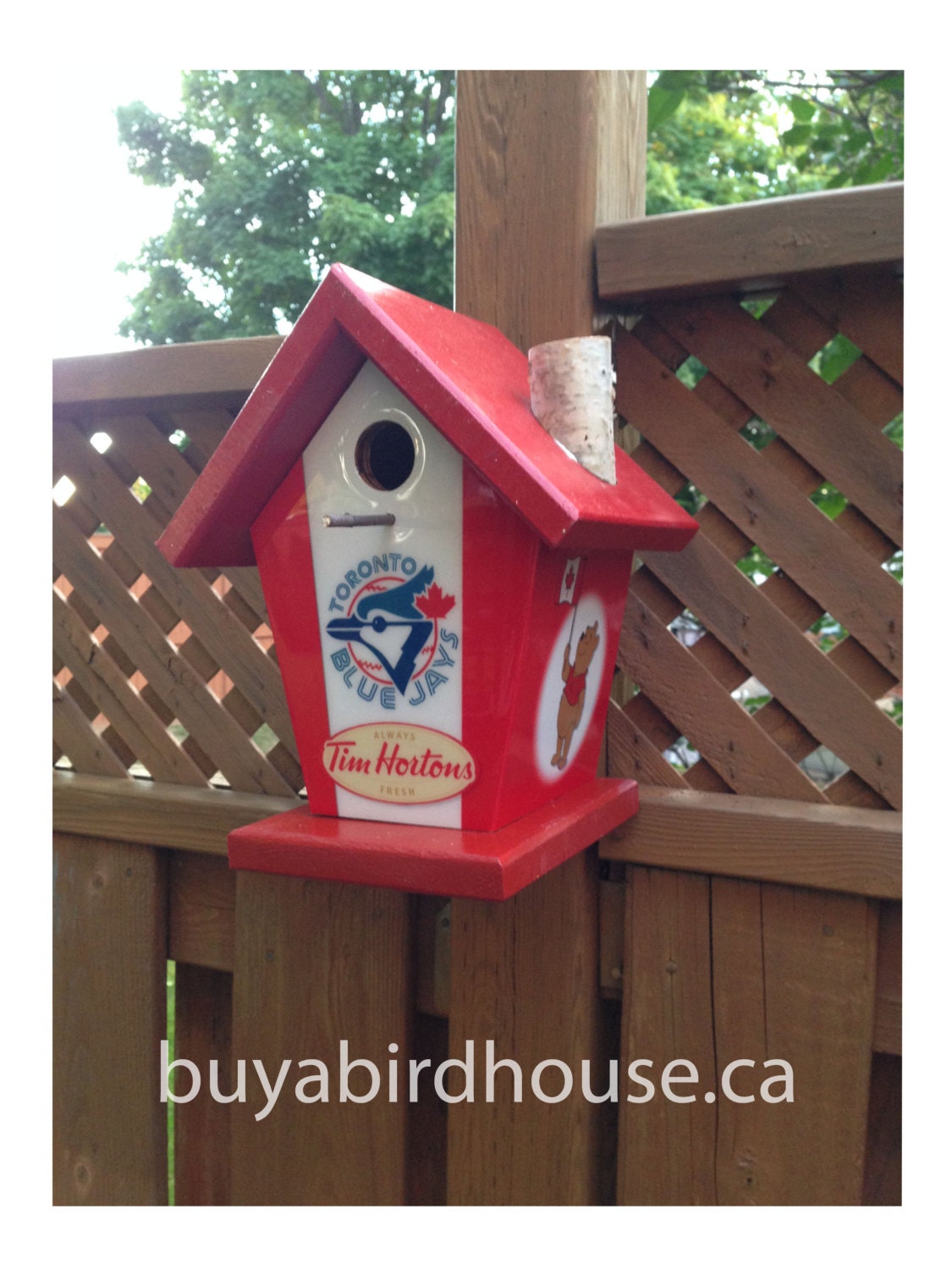 I love Canada Birdhouse/Feeder