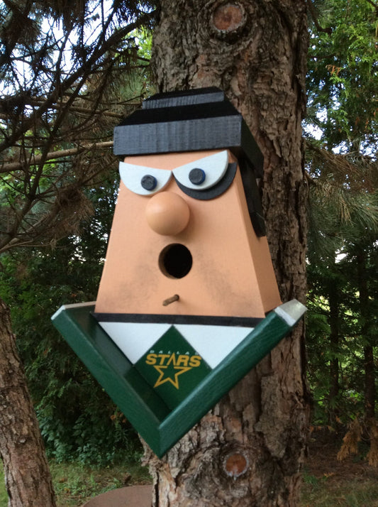 Dallas Stars Player Birdhouse