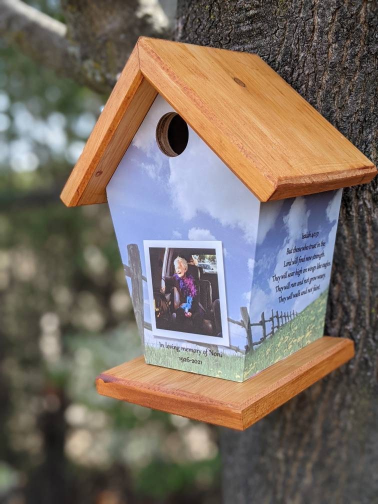 Personalized (with Poem) Birdhouse/Feeder