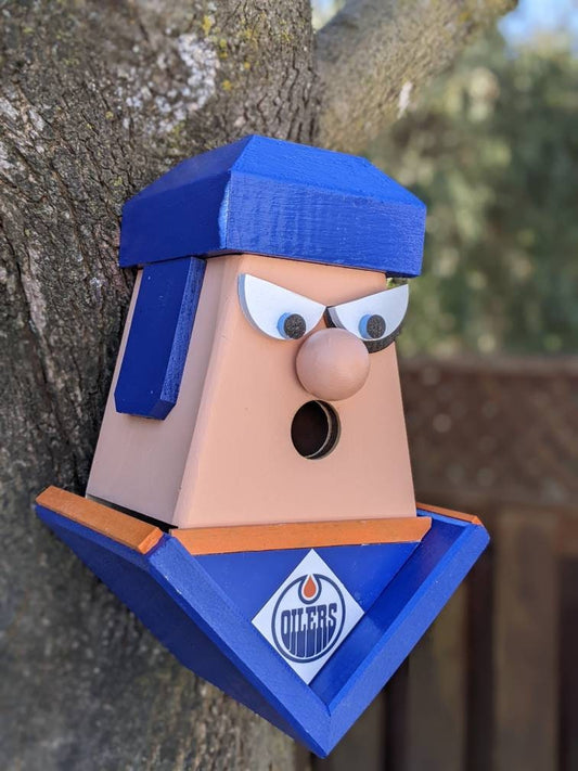 Edmonton Oilers Player Birdhouse