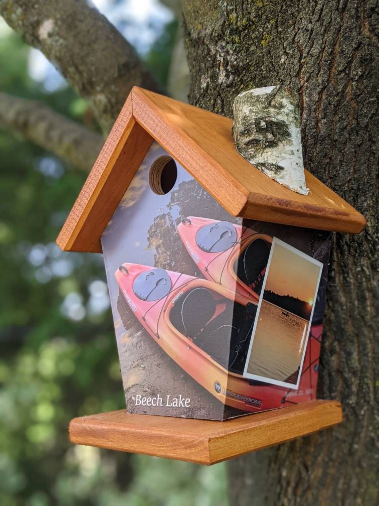 Personalized( Kayak & 2 of your own photos) Birdhouse