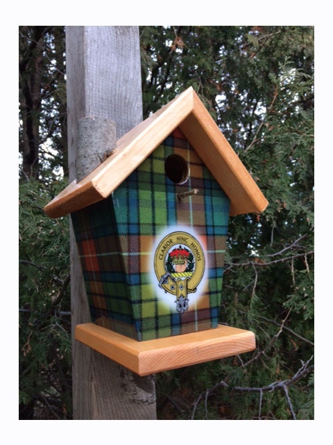 Buchanan Clan & Tartan Birdhouse