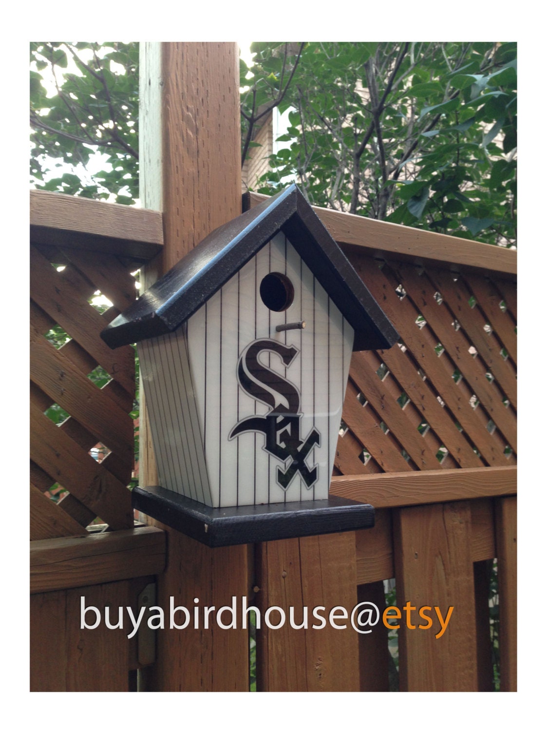Chicago Black Sox Birdhouse/Feeder