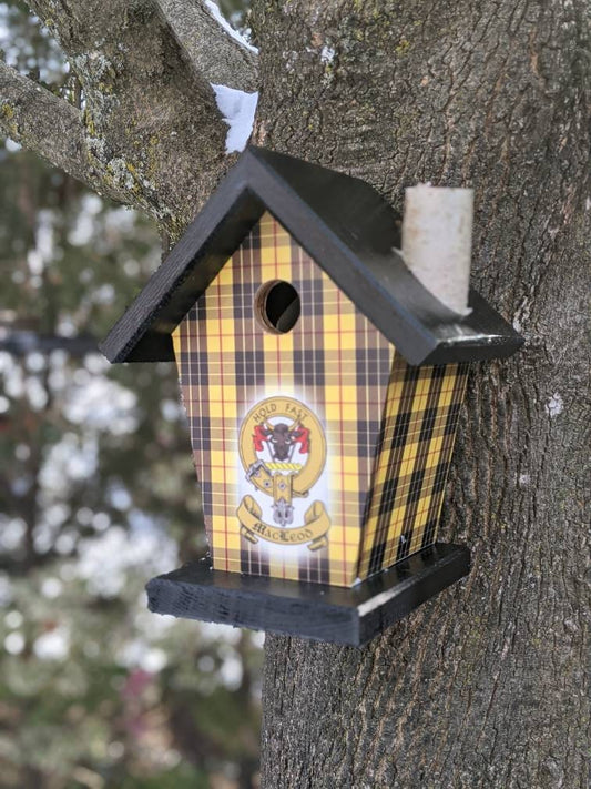 MacLeod Crest & Tartan Birdhouse