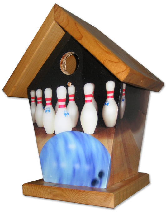 Ten Pin Bowling Birdhouse Sports