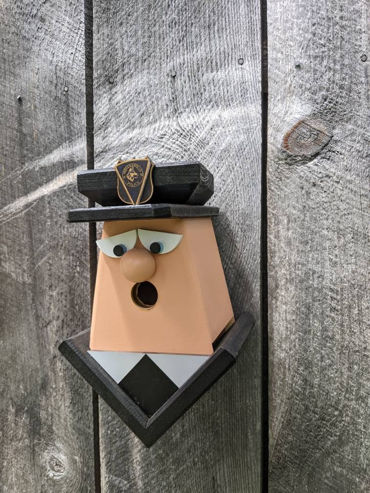 Personalized Birdhouse (Police Officer)