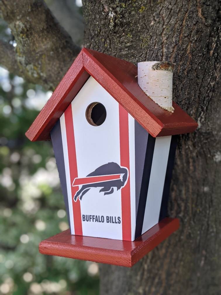 Buffalo Bills (Red Roof) Birdhouse