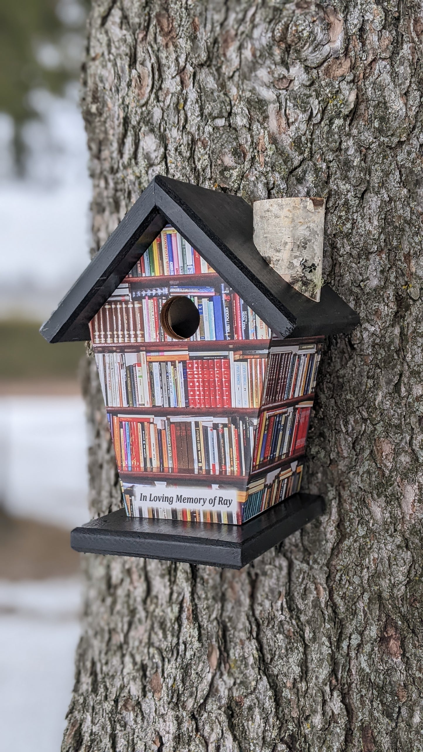 Memorial Book Nook Birdhouse