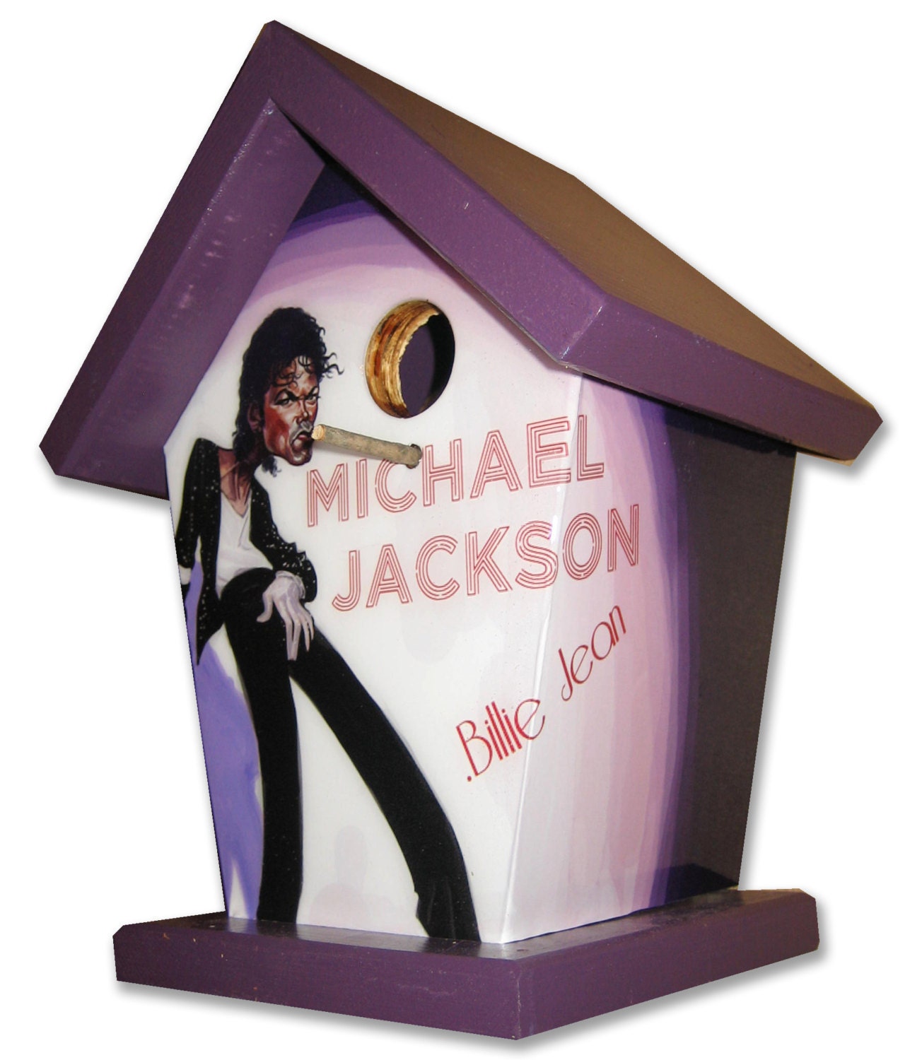 Michael Jackson Birdhouse/Feeder
