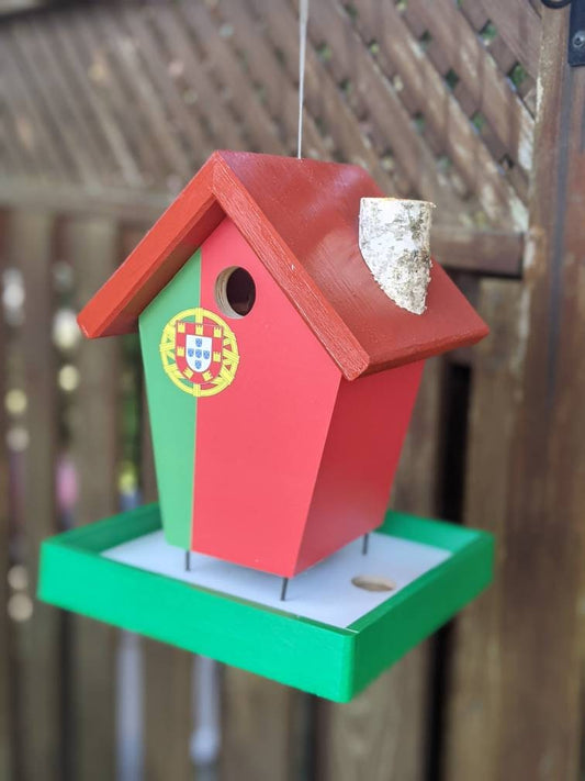Portugal Flag Bird Feeder/Birdhouse