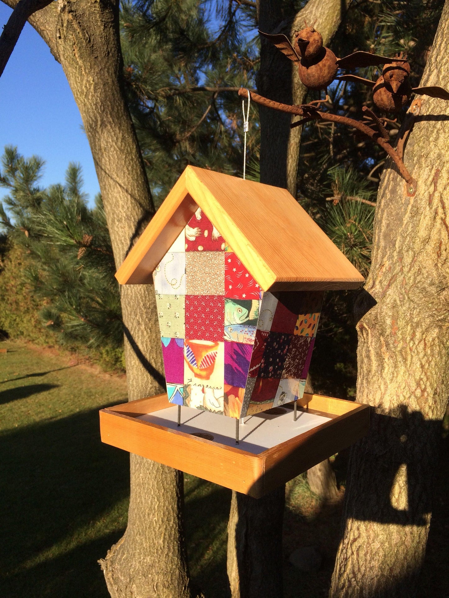Quilt Lovers Feeder/Birdhouse