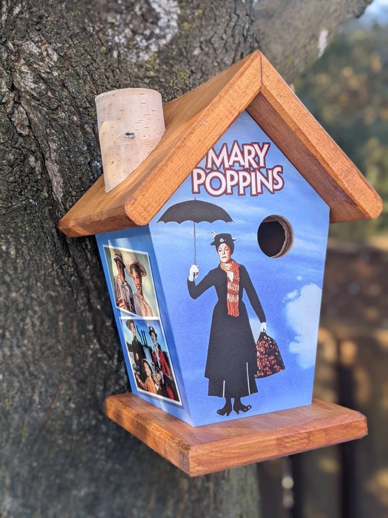 Mary Poppins Birdhouse/Feeder